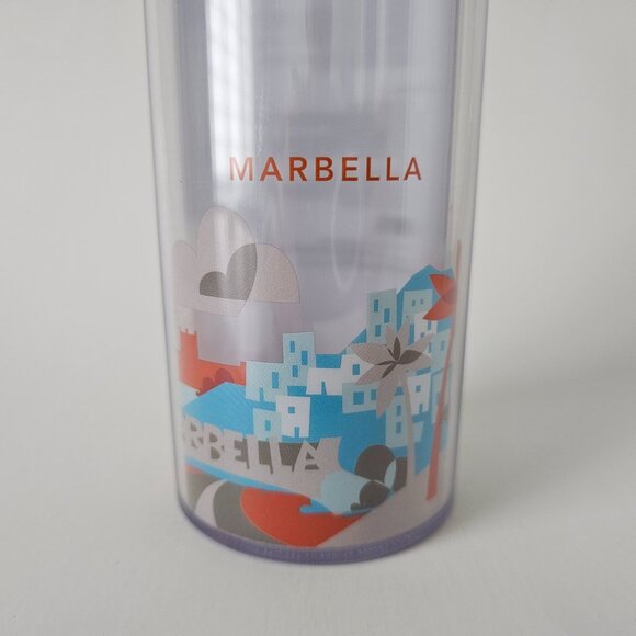 NEW STARBUCKS You Are Here Marbella, Spain Double Wall Tumbler w/SKU 16floz/473m - Picture 5 of 7